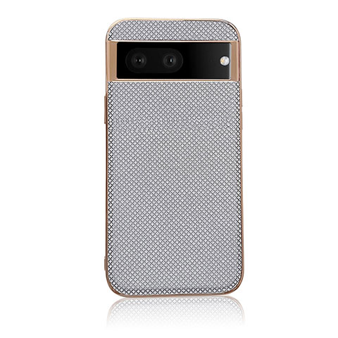 Coque Luxe Cuir Housse Etui B06H pour Google Pixel 6a 5G Argent