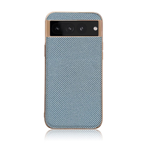 Coque Luxe Cuir Housse Etui B06H pour Google Pixel 7 Pro 5G Bleu