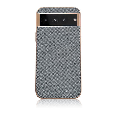 Coque Luxe Cuir Housse Etui B06H pour Google Pixel 7 Pro 5G Gris