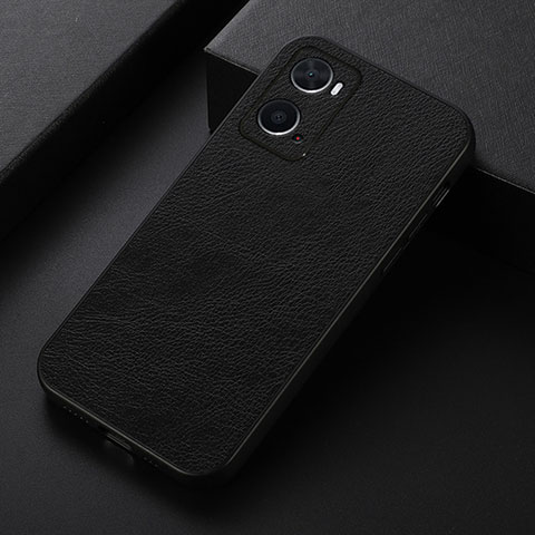 Coque Luxe Cuir Housse Etui B06H pour Oppo A76 Noir