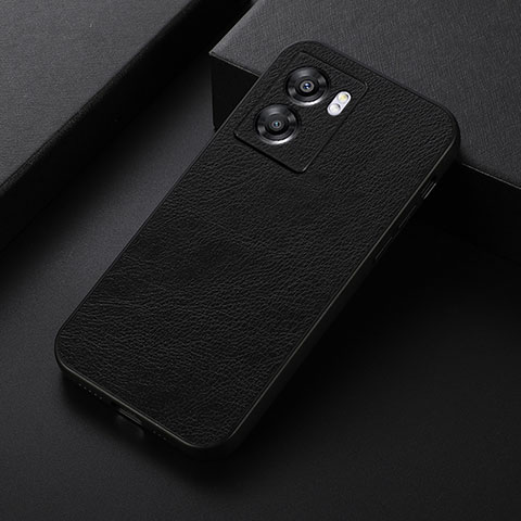 Coque Luxe Cuir Housse Etui B06H pour Oppo K10 5G India Noir