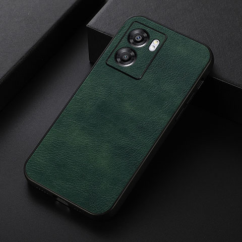 Coque Luxe Cuir Housse Etui B06H pour Oppo K10 5G India Vert