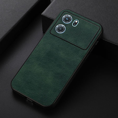 Coque Luxe Cuir Housse Etui B06H pour Oppo K10 5G Vert