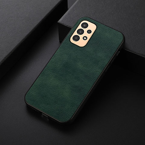 Coque Luxe Cuir Housse Etui B06H pour Samsung Galaxy A13 4G Vert