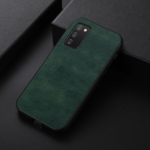 Coque Luxe Cuir Housse Etui B06H pour Samsung Galaxy M02s Vert