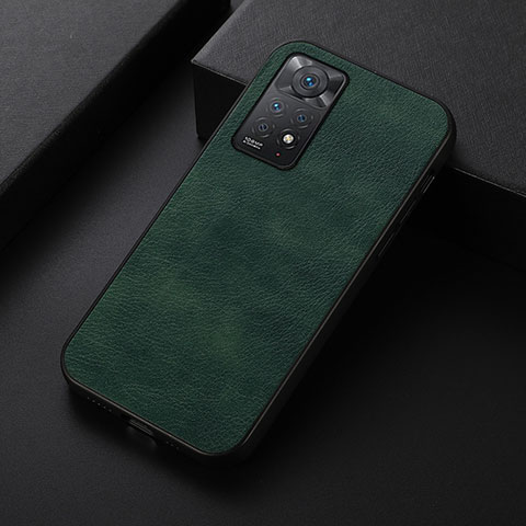 Coque Luxe Cuir Housse Etui B06H pour Xiaomi Redmi Note 11 Pro 4G Vert