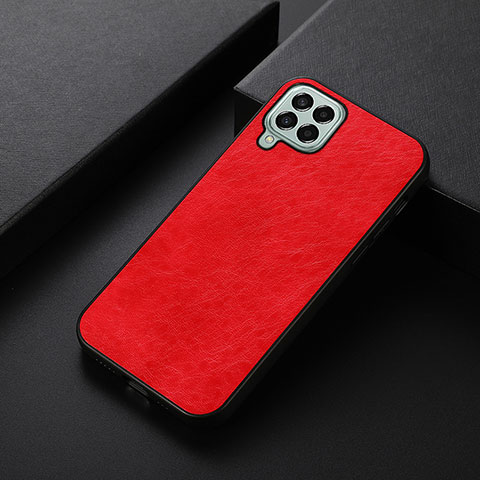 Coque Luxe Cuir Housse Etui B07H pour Samsung Galaxy M33 5G Rouge