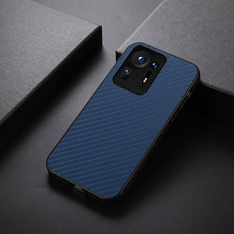 Coque Luxe Cuir Housse Etui B07H pour Xiaomi Mi Mix 4 5G Bleu