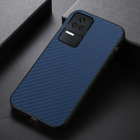 Coque Luxe Cuir Housse Etui B07H pour Xiaomi Redmi K50 Pro 5G Bleu