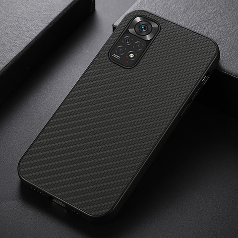 Coque Luxe Cuir Housse Etui B07H pour Xiaomi Redmi Note 11 4G (2022) Noir