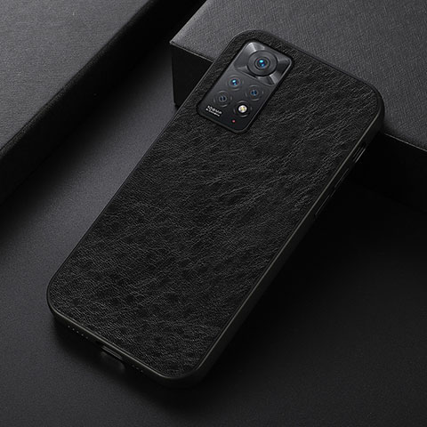 Coque Luxe Cuir Housse Etui B07H pour Xiaomi Redmi Note 12 Pro 4G Noir