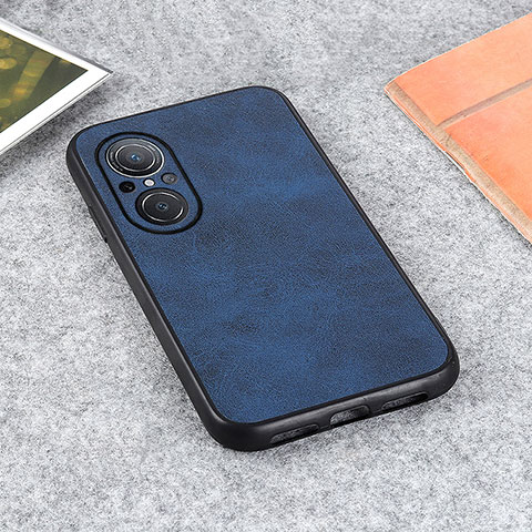 Coque Luxe Cuir Housse Etui B08H pour Huawei Honor 50 SE 5G Bleu