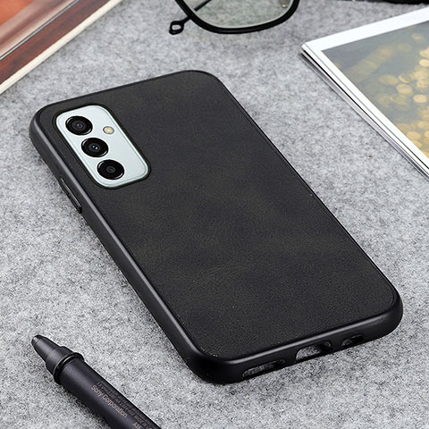 Coque Luxe Cuir Housse Etui B08H pour Samsung Galaxy M23 5G Noir