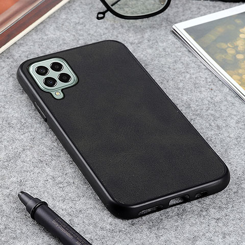 Coque Luxe Cuir Housse Etui B08H pour Samsung Galaxy M33 5G Noir