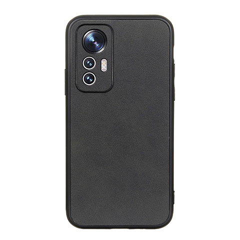 Coque Luxe Cuir Housse Etui B08H pour Xiaomi Mi 12S 5G Noir