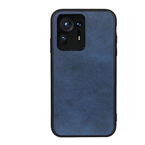 Coque Luxe Cuir Housse Etui B08H pour Xiaomi Mi Mix 4 5G Bleu