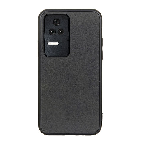 Coque Luxe Cuir Housse Etui B08H pour Xiaomi Poco F4 5G Noir