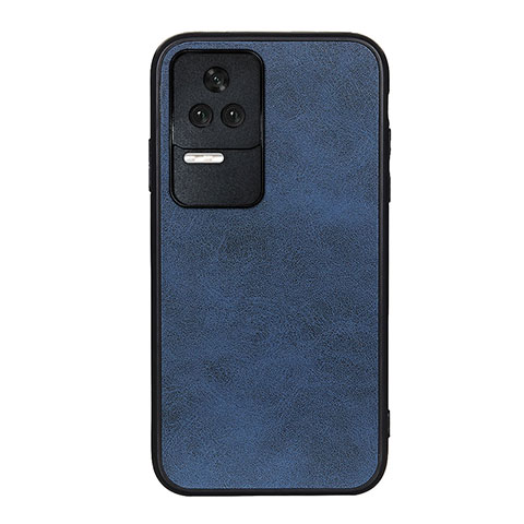 Coque Luxe Cuir Housse Etui B08H pour Xiaomi Redmi K40S 5G Bleu