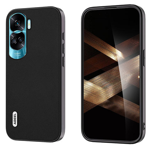 Coque Luxe Cuir Housse Etui BH1 pour Huawei Honor 90 Lite 5G Noir