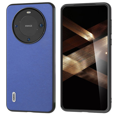 Coque Luxe Cuir Housse Etui BH1 pour Huawei Mate 60 Pro+ Plus Bleu Royal