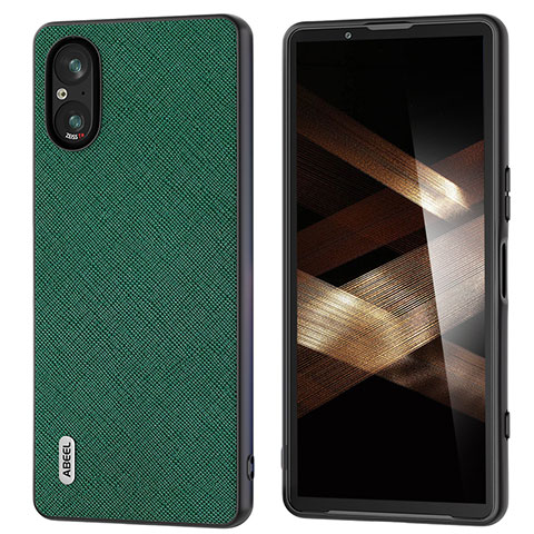 Coque Luxe Cuir Housse Etui BH5 pour Sony Xperia 5 V Vert