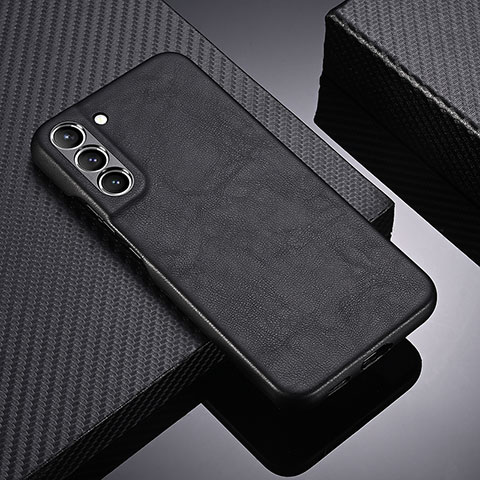 Coque Luxe Cuir Housse Etui C06 pour Samsung Galaxy S21 FE 5G Noir