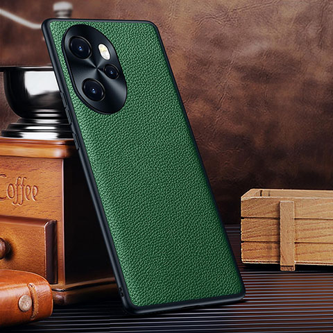 Coque Luxe Cuir Housse Etui DL1 pour Huawei Honor 100 Pro 5G Vert