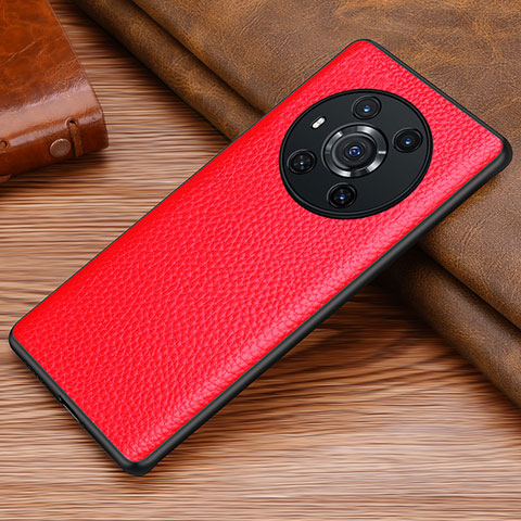 Coque Luxe Cuir Housse Etui DL1 pour Huawei Honor Magic3 5G Rouge