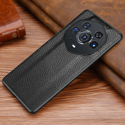 Coque Luxe Cuir Housse Etui DL1 pour Huawei Honor Magic3 Pro+ Plus 5G Noir