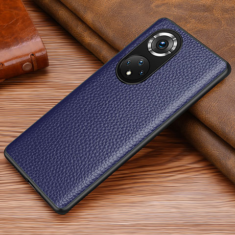 Coque Luxe Cuir Housse Etui DL1 pour Huawei Nova 9 Pro Bleu