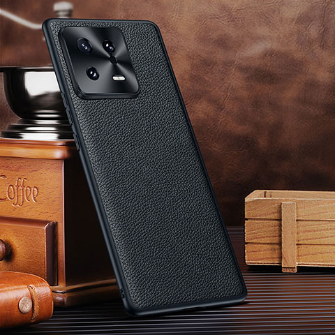 Coque Luxe Cuir Housse Etui DL1 pour Xiaomi Mi 13 5G Noir