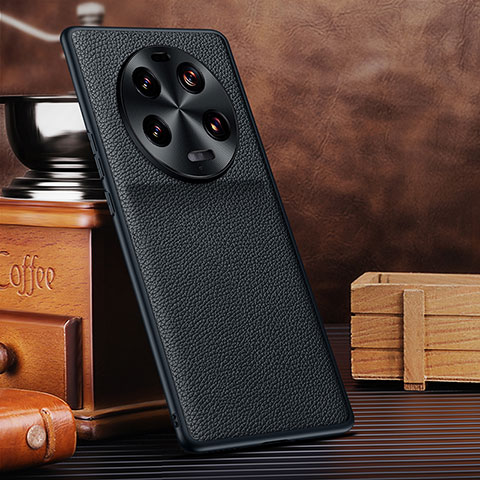 Coque Luxe Cuir Housse Etui DL1 pour Xiaomi Mi 13 Ultra 5G Noir