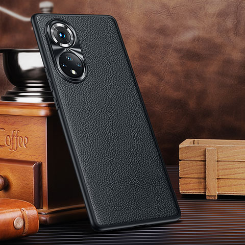 Coque Luxe Cuir Housse Etui DL3 pour Huawei Nova 9 Noir