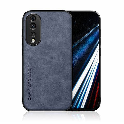 Coque Luxe Cuir Housse Etui DY1 pour Huawei Honor 80 Pro 5G Bleu