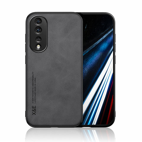 Coque Luxe Cuir Housse Etui DY1 pour Huawei Honor 80 Pro Flat 5G Noir