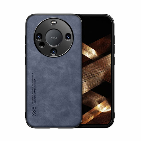 Coque Luxe Cuir Housse Etui DY1 pour Huawei Mate 60 Pro+ Plus Bleu