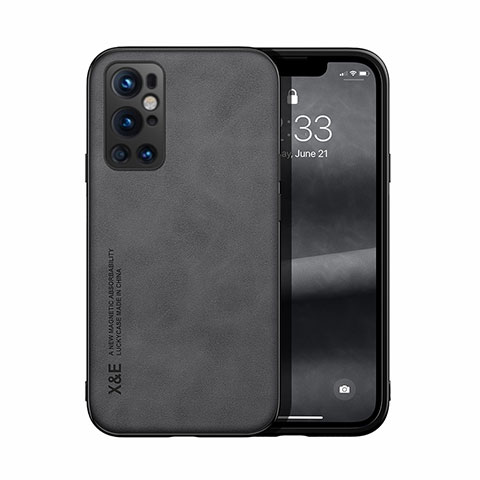 Coque Luxe Cuir Housse Etui DY1 pour OnePlus 9 Pro 5G Noir