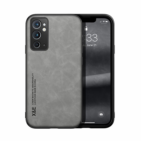 Coque Luxe Cuir Housse Etui DY1 pour OnePlus 9RT 5G Gris