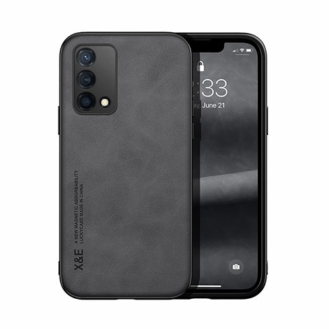 Coque Luxe Cuir Housse Etui DY1 pour Oppo F19 Noir