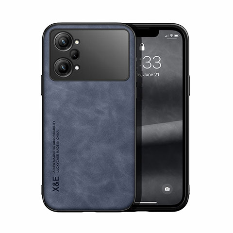 Coque Luxe Cuir Housse Etui DY1 pour Oppo K10 Pro 5G Bleu