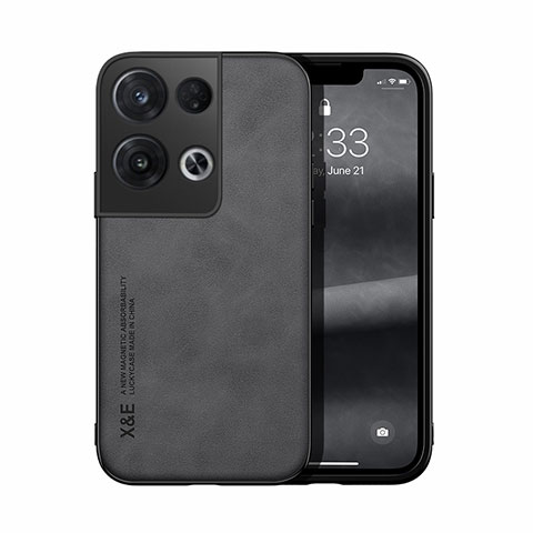 Coque Luxe Cuir Housse Etui DY1 pour Oppo Reno8 Pro+ Plus 5G Noir