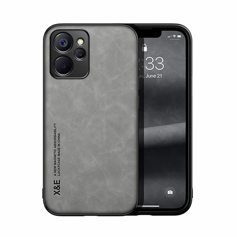 Coque Luxe Cuir Housse Etui DY1 pour Realme 10 5G Gris