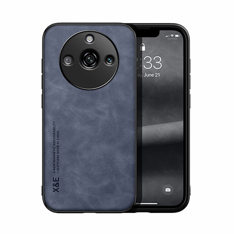 Coque Luxe Cuir Housse Etui DY1 pour Realme 11 Pro 5G Bleu