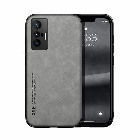 Coque Luxe Cuir Housse Etui DY1 pour Vivo X70 5G Gris