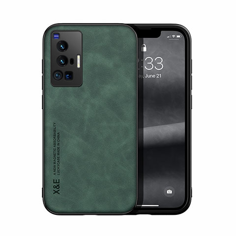 Coque Luxe Cuir Housse Etui DY1 pour Vivo X70 Pro 5G Vert