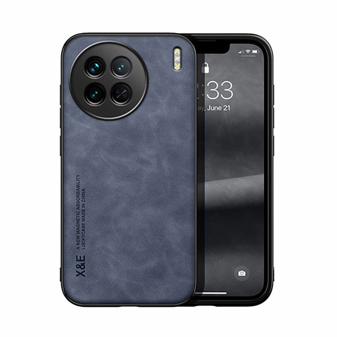 Coque Luxe Cuir Housse Etui DY1 pour Vivo X90 5G Bleu