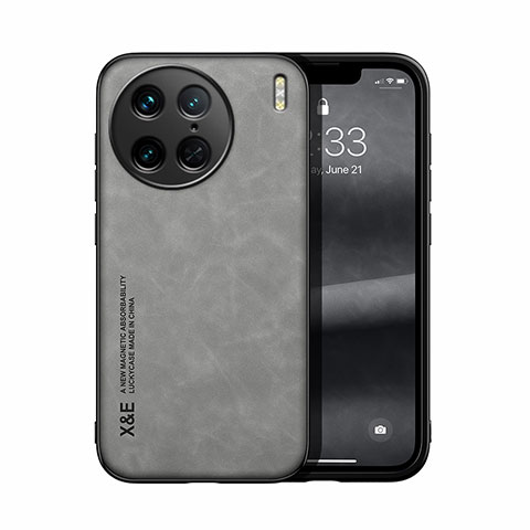 Coque Luxe Cuir Housse Etui DY1 pour Vivo X90 Pro 5G Gris