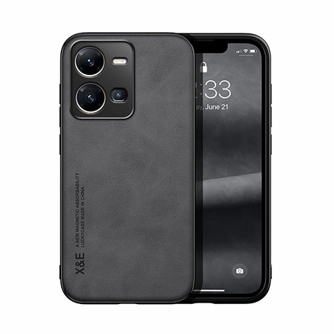 Coque Luxe Cuir Housse Etui DY1 pour Vivo Y35 4G Noir