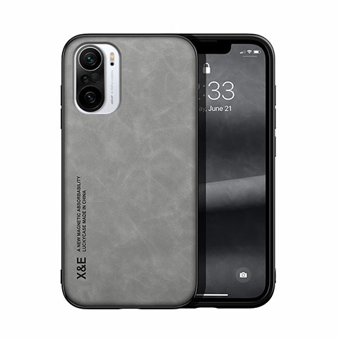 Coque Luxe Cuir Housse Etui DY1 pour Xiaomi Mi 11i 5G Gris