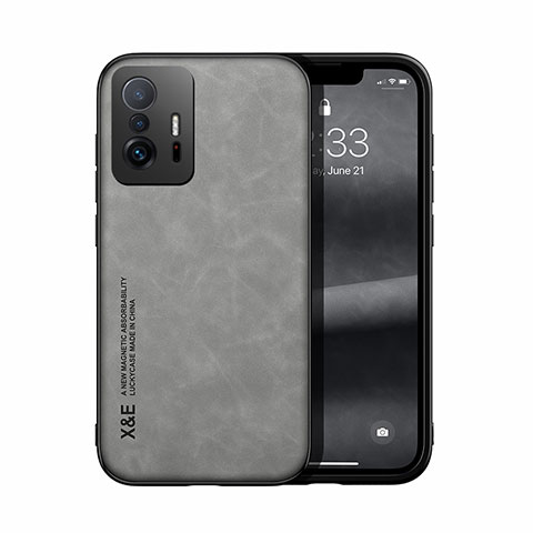 Coque Luxe Cuir Housse Etui DY1 pour Xiaomi Mi 11T Pro 5G Gris